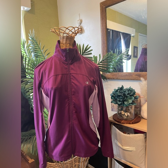 Champion Women's Two-Tone Purple Ski Jacket SZ L - Picture 3 of 16